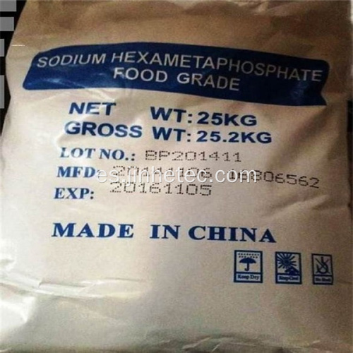 Aditivo alimentario Hexametafosfato de sodio Ingredientes alimentarios SHMP